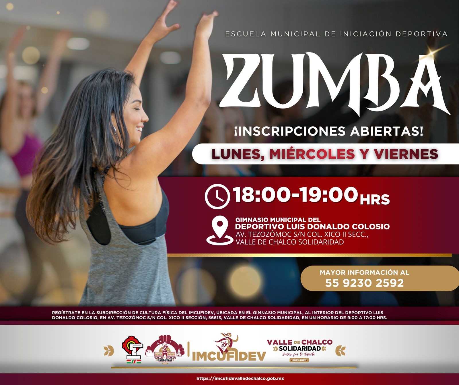 Convocatoria de zumba